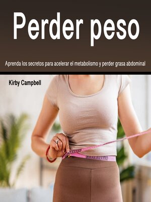 cover image of Perder peso